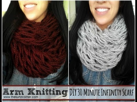 how to easy knit scarf