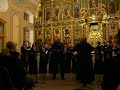 The koncert of Pavel Chesnokov sing by youth choir 
