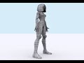 Battle Angel Alita 3D Character