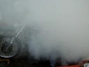Harley burnout that didn't beat me!!
