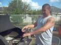 Guy avoids explosive fires, uses cooking oil to start cookout fire