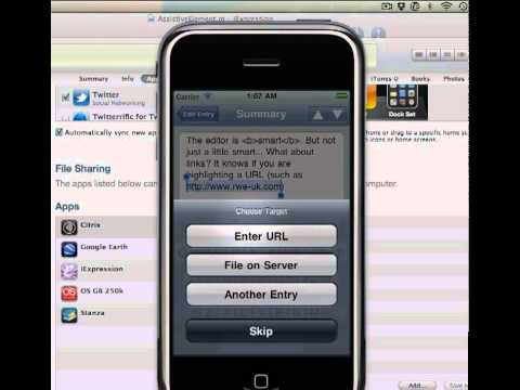 Advanced Editing on iPad/iPhone using iExpression for ExpressionEngine