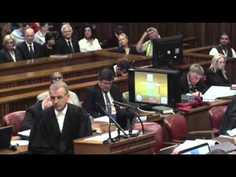 raw - http://smarturl.it/AssociatedPress Oscar Pistorius covered his eyes and ears in a South African court on Thursday as his neighbor, who is also a doctor, reco...