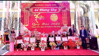 UBND phường Thanh Sơn tổ chức Lễ mừng thọ cho 266 người cao tuổi năm 2023