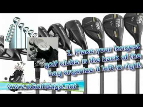 how to organize golf bag