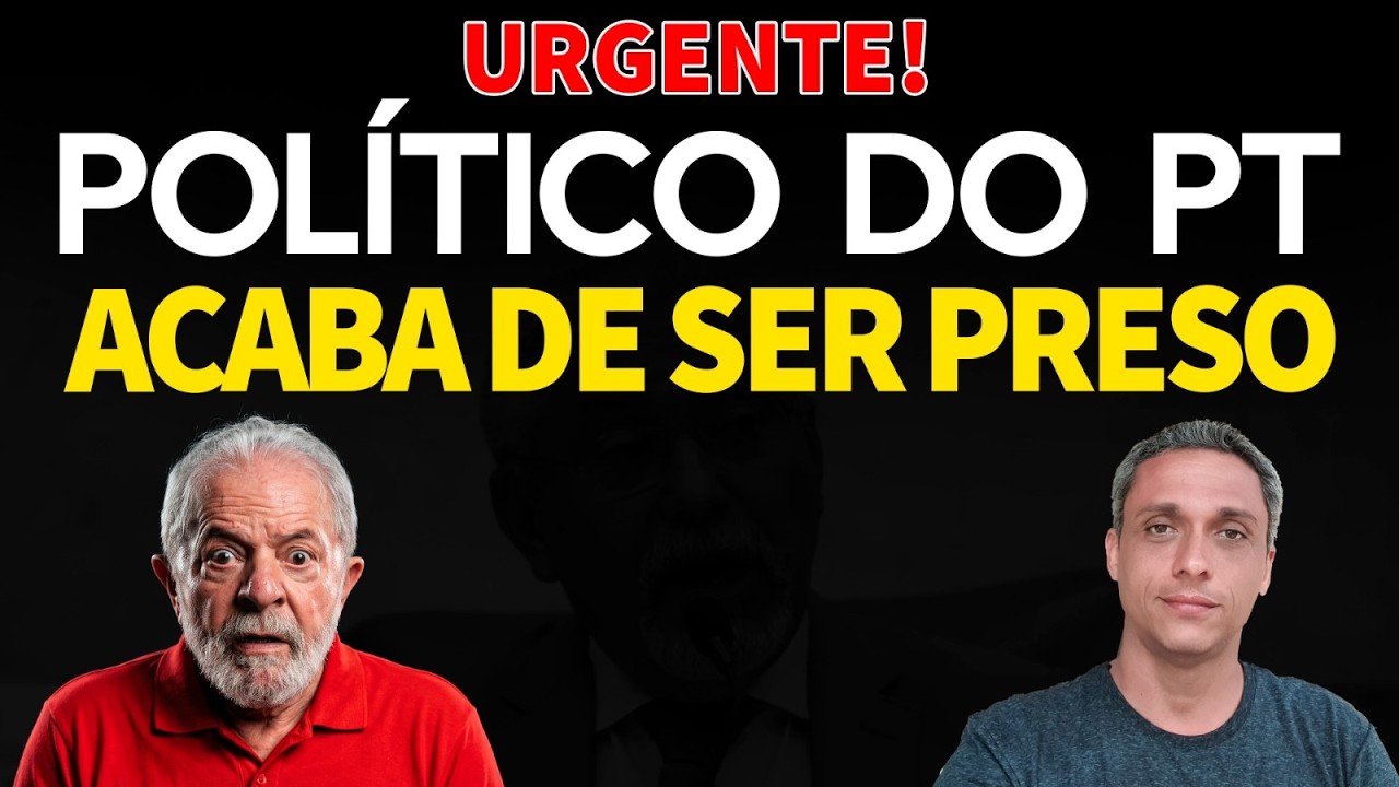 URGENTE! Político do PT acaba de ser preso por lavar dinheiro para o PCC