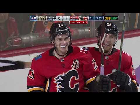 Video: Vegas Golden Knights vs Calgary Flames | NHL | NOV-19-2018 | 22:00 EST
