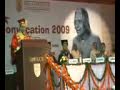 BIMTECH Director Dr H Chaturvedi Presenting Report of Acivities in convocation 2009