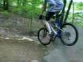 Mountain biking face plant