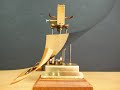Brass steam engine
