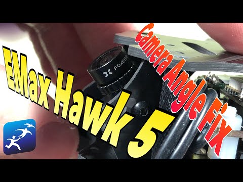 EMax Hawk 5 Mod 1. Getting more FPV camera angle