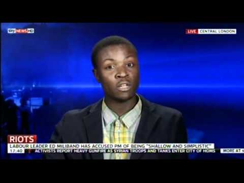 Play Video - UK Riot 2011: Symeon Brown (Youth Leader) and John Tully (Police Federation)