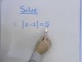 Algebra - Equations with Absolute Values - Ch. 2.5 Algebra - Equations with Absolute Values - Ch. 2.5
