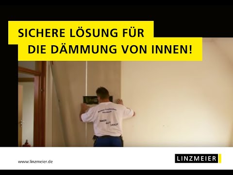 Innen - Bei etwa vierzig Prozent der Gebäude ist eine Außendämmung nicht möglich. Hier bietet Linzmeier mit dem LINITHERM Dämmsystem eine sichere Lösung für die Dämm...