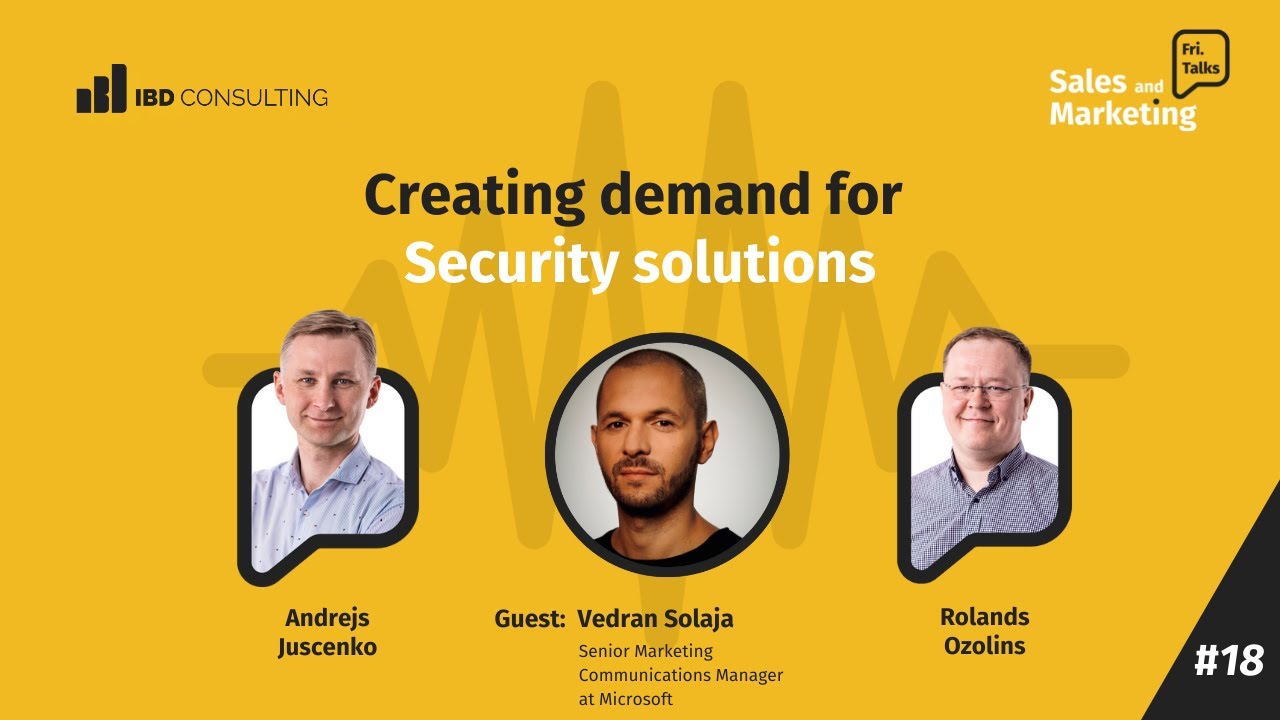 Creating demand for Security solutions