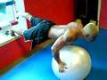 Swiss Ball Pushup