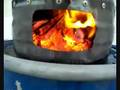 Low smut stove