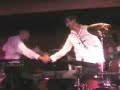 drum battle at jazz in the basement, gold coast with harry lyn quartet playing old man river