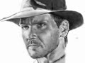 \"Indiana Jones\" Time Lapse Painting