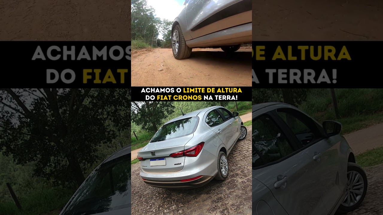 Fiat Cronos na estrada de terra perdeu pontos!