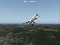 X-Plane Concorde 3D Cockpit Flight 2