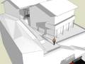 山の中腹に建つ「Ｋさんの家」完成予想アニメーション