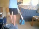 hockey pratice with sabres goal horn