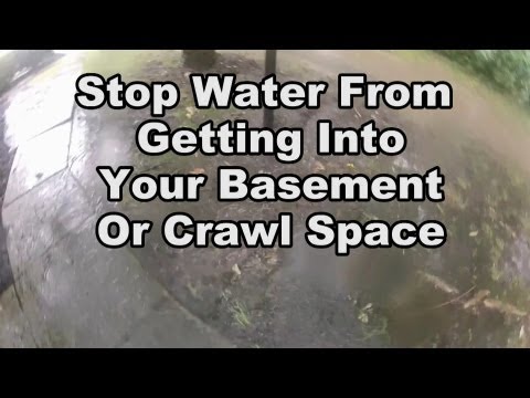 how to eliminate moisture in a crawl space