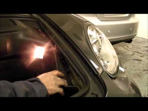 How to remove and replace your porsche head light