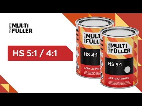 Auftragen von Grundierung HS 4:1/ 5:1 Multi Füller
