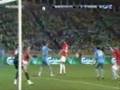 UEFA Super Cup 2008 Final - Paul Scholes Maradona's Style!!! United loss to Zenit