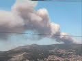 Arde o Morrazo co lume forestal....