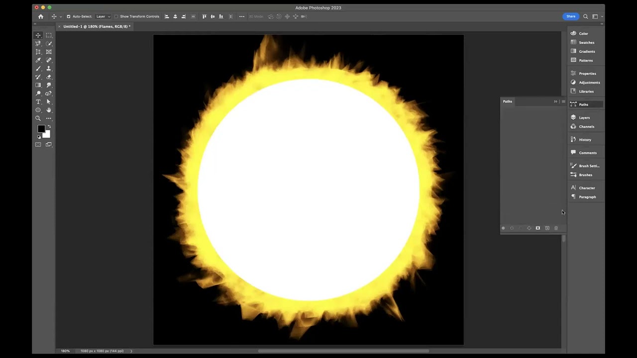 Solar Eclipse Effect - Adobe Photoshop