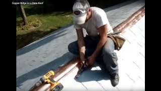 Problem with slate roofs is that the flashing wears out first!