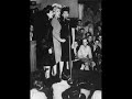 the andrews sisters perform on the radio show 'command performance', september 11, 1943 (episode 84).
with mc ginny simms.