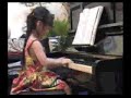 Green Sleeves by a 4 Year Old Pianist