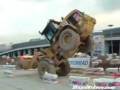 Crazy guy on some kind of compitition