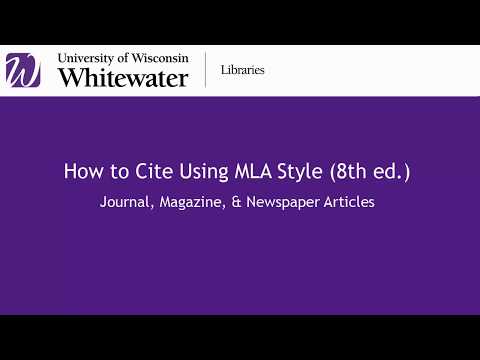video-linktoworks-How to cite using MLA style 8th edition: Articles