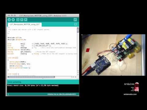 how to control arduino over ethernet