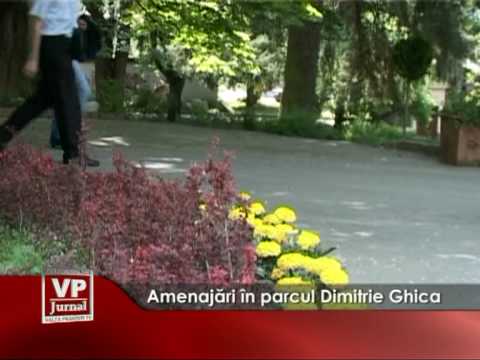 Amenajări în parcul Dimitrie Ghica