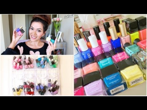 how to collect nail polishes