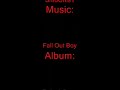 20 Dollar Nose Bleed- Fall Out Boy - Lyrics