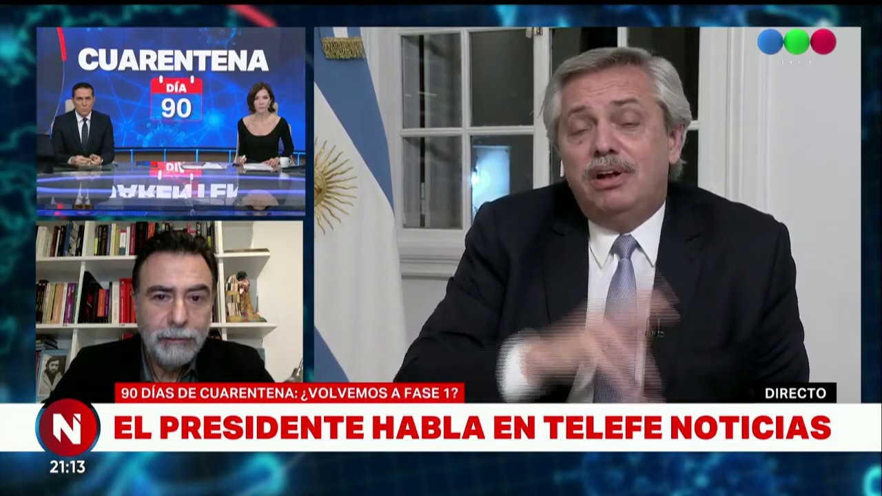Video: en un tenso cruce en TV, Alberto Fernández mandó "a leer" a Cristina Pérez