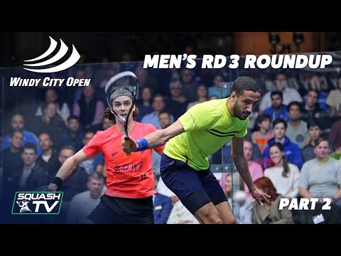 Squash: Windy City Open 2020 - Men's Rd 3 Roundup [Pt. 2]