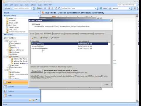 how to remove rss feeds