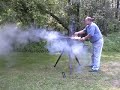 gatling gun in motion