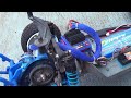 This used to be my Rustler, and it still has 90% of the same parts, I just converted it to a slash s that I can race it in a slash class race. It is an STRC LCG Slash (a Traxxas 2wd slash that can compete with the SC10 and Blitz).