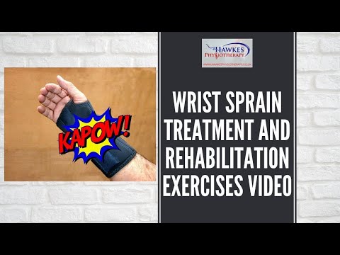 how to treat wrist sprain