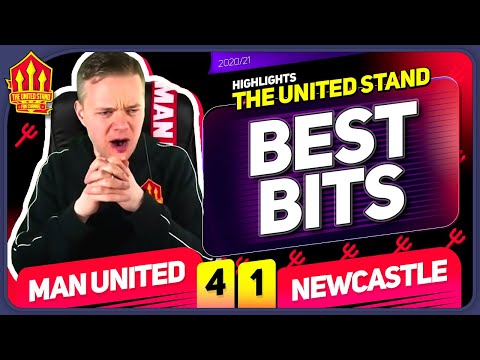 Man United 4-1 Newcastle Mark Goldbridge BEST BITS