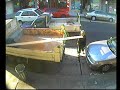CCTV Captures Lady walking into back of truck
